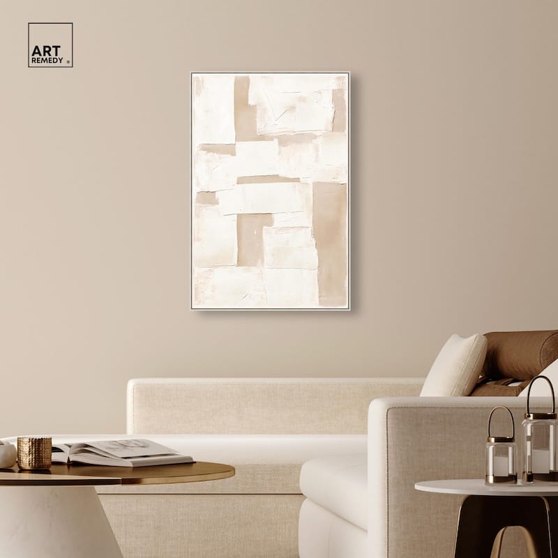 Plastered Planes III Canvas by Art Remedy