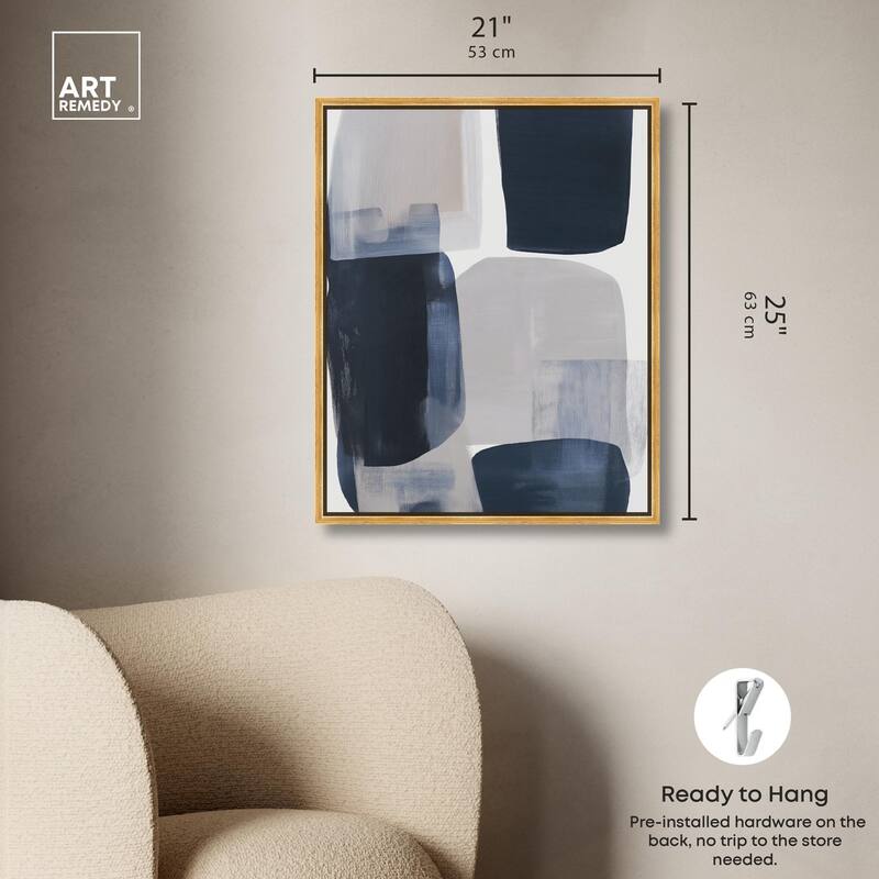 Oceanic Forms II Canvas by Art Remedy