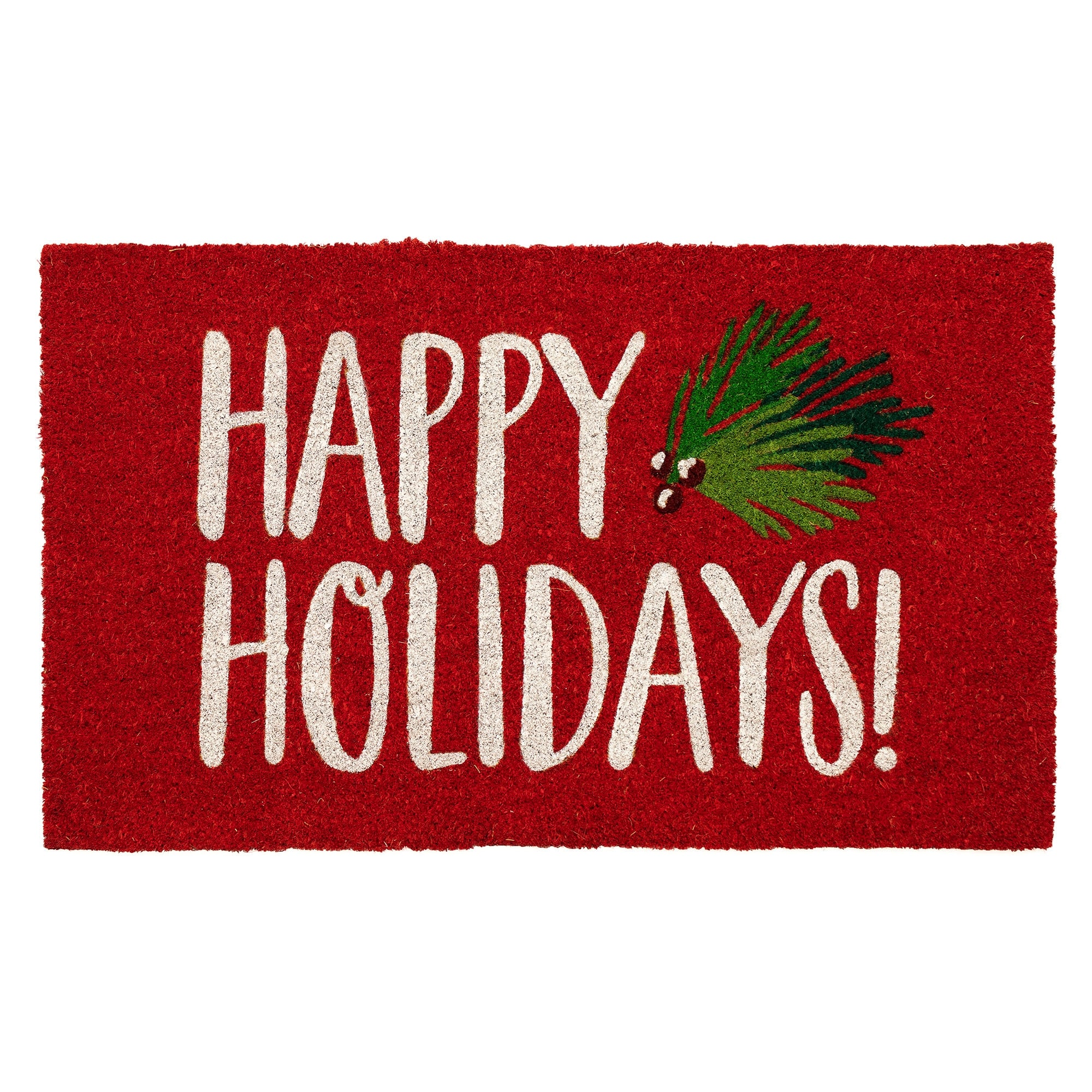 Liora Manne Natura Happy Holidays Holly Outdoor Mat