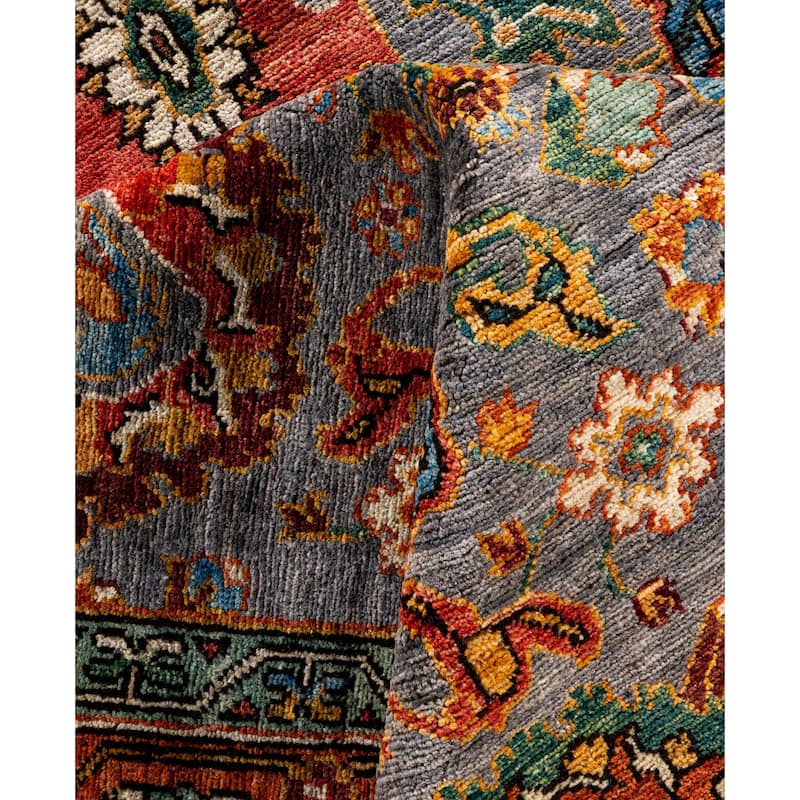 Serapi One-of-a-Kind Hand-Knotted Area Rug - Gray - 8' 2" x 10' 3"
