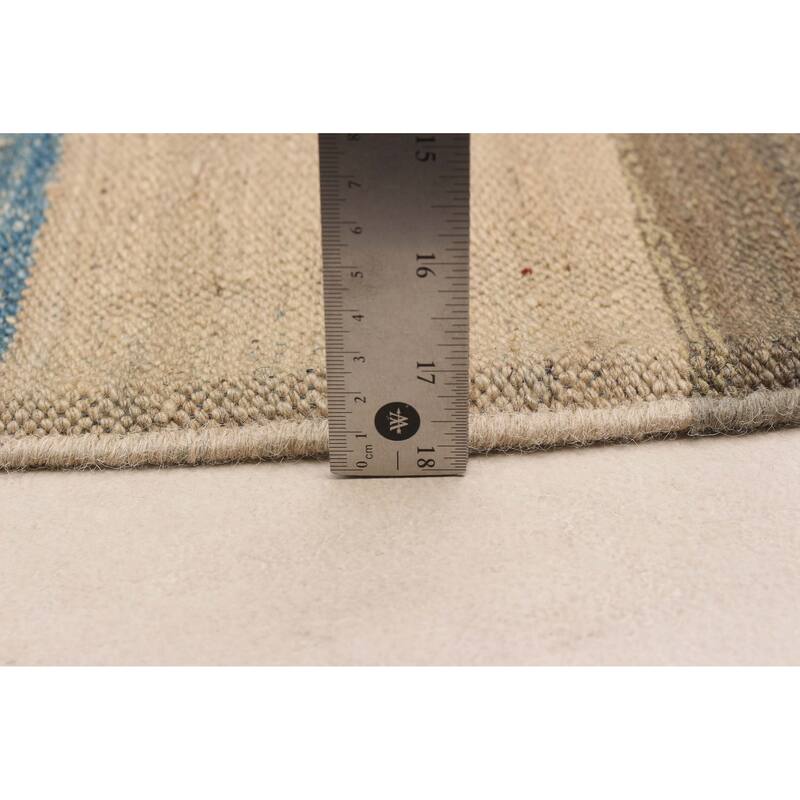 ECARPETGALLERY Flat-Weave Boho Multi Color Wool Kilim - 9'9 x 13'3