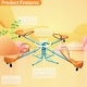 preview thumbnail 7 of 6, Outdoor Kids Spinning Seesaw Sit and Spin Teeter Totter