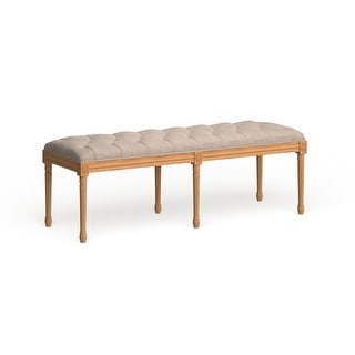 Copper Grove Diascia Grey Upholstered Bench