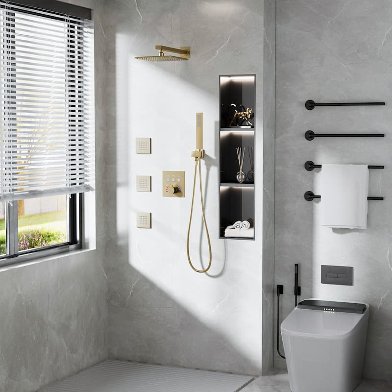 Luxury 3-Way Complete Rain Showerhead