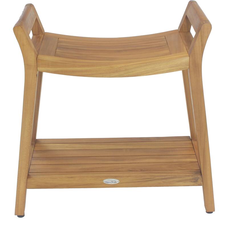 Patented Asia Ascend Teak Shower Bench