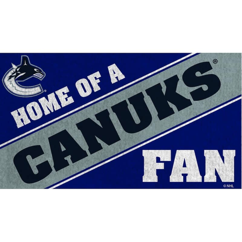 Vancouver Canucks PVC Door Mat