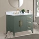 preview thumbnail 124 of 128, Vanity Art 42" Single Sink Bathroom Vanity Cabinet with Engineered Marble Countertop