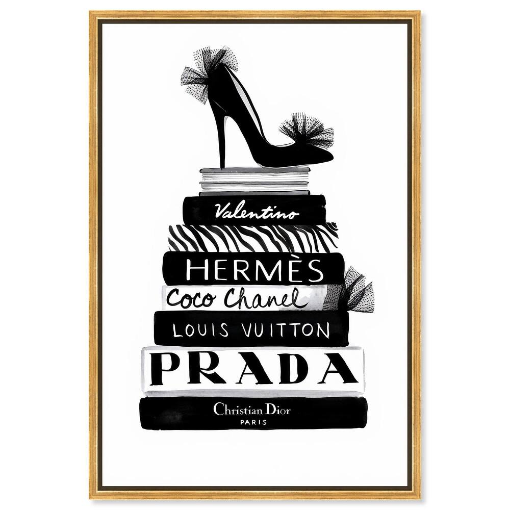 Library Luxe Canvas by Art Remedy