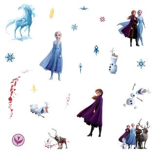 Blue. White & Purple Frozen Ii Wall Decals by RoomMates
