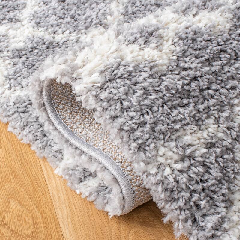 SAFAVIEH Arizona Shag Lotta Moroccan 1.2-inch Thick Rug