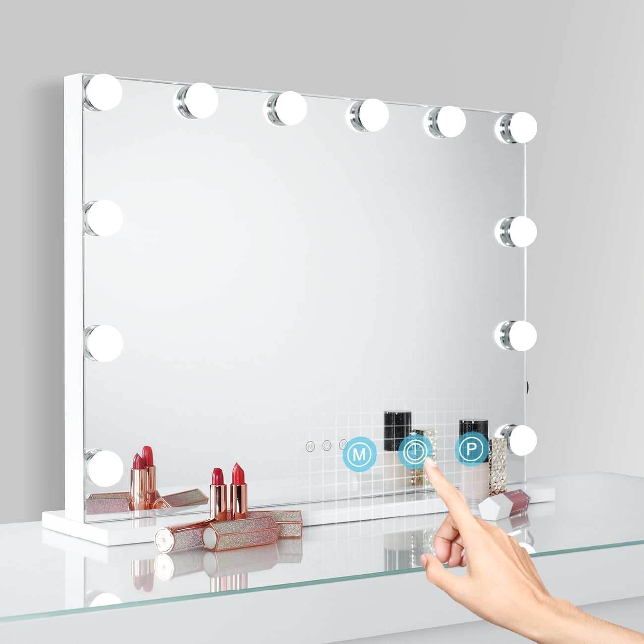 Vanity Mirror with Lights, White On Sale Bed Bath  Beyond 35980839