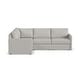 preview thumbnail 8 of 25, Flexsteel Fabric 4-Seat Modular Sectional in Light Tan