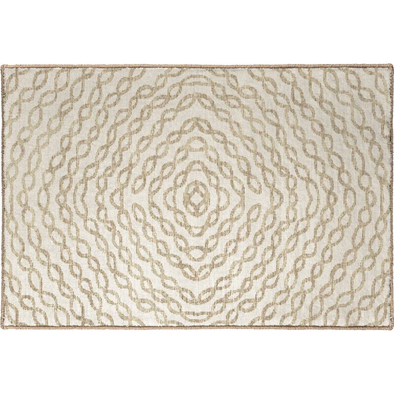 Indoor/ Outdoor Addison Bravado Link Washable Area Rug