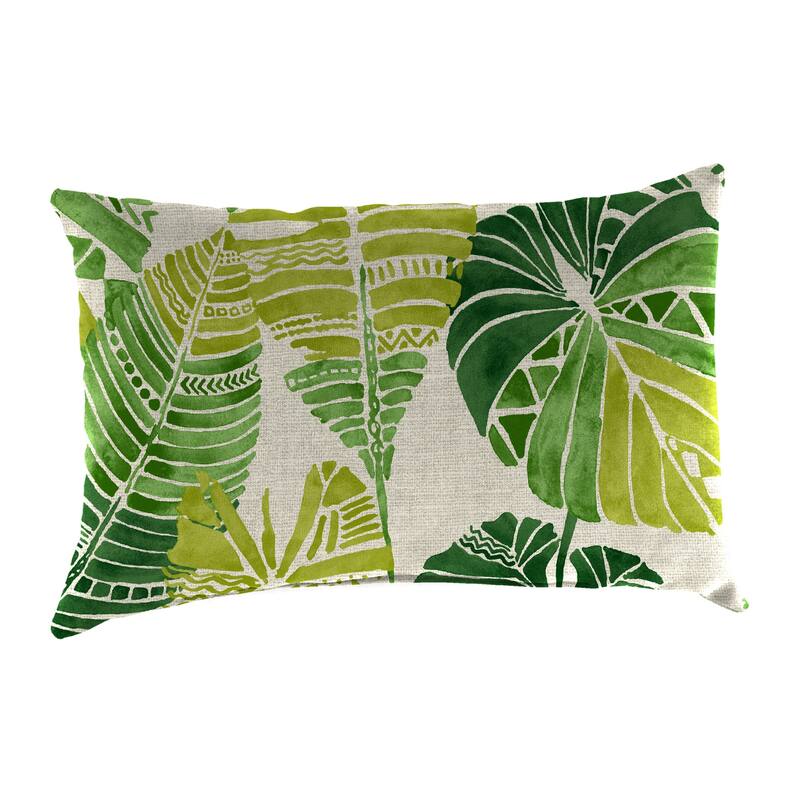 18" x 12" Outdoor Lumbar Throw Pillow - Set of 2 - 12'' L x 18'' W x 4'' H