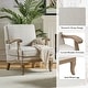 preview thumbnail 19 of 32, Rinaldo Farmhouse Polyester Armchair with Comfortable Backrest and Cushion by HULALA HOME