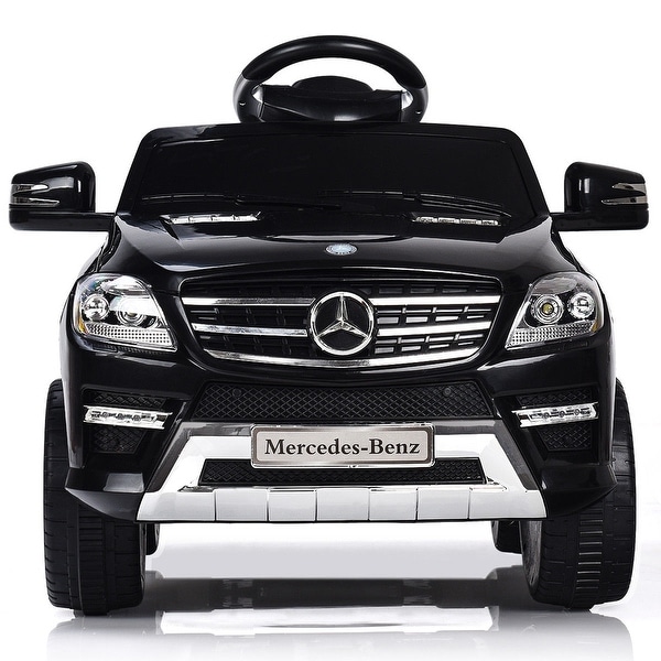 costway mercedes benz ml350 6v electric kids ride on car licensed mp3 rc remote control