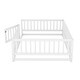 preview thumbnail 19 of 22, Full Size Montessori Floor Bed with Fence and Door