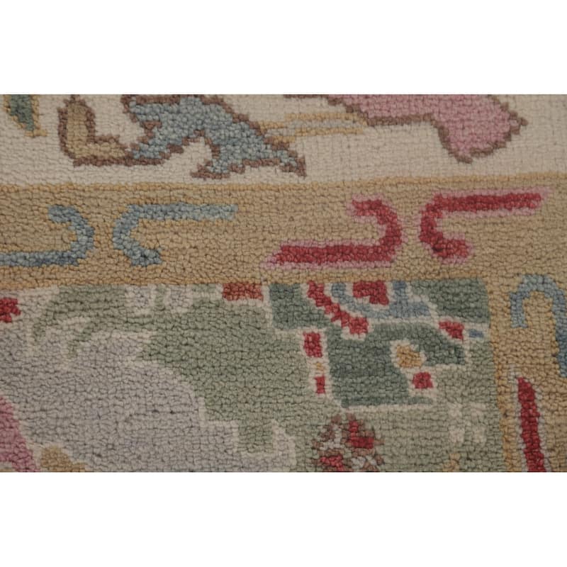 Oushak Area Rug Handmade Oriental Wool Carpet - 8'0"x 10'1"