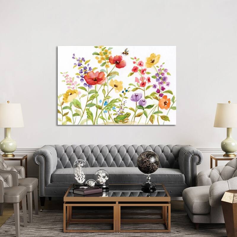 iCanvas "Garden Frog" by Nan Canvas Print