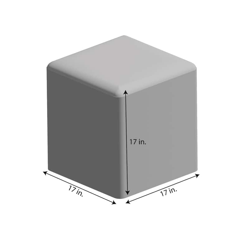 Sorra Home Sunbrella Outdoor Square Bean Pouf
