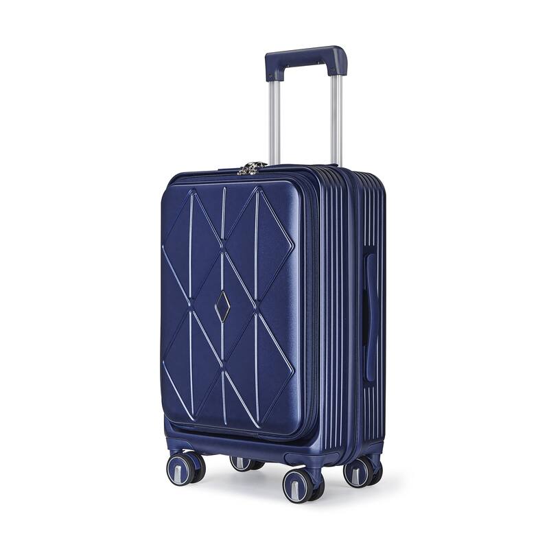 Luggage Sets 3 Piece(20/24/28), Expandable Carry On Luggage with TSA Lock, Hard Shell Suitcase w/ Front Pocket & Spinner Wheels