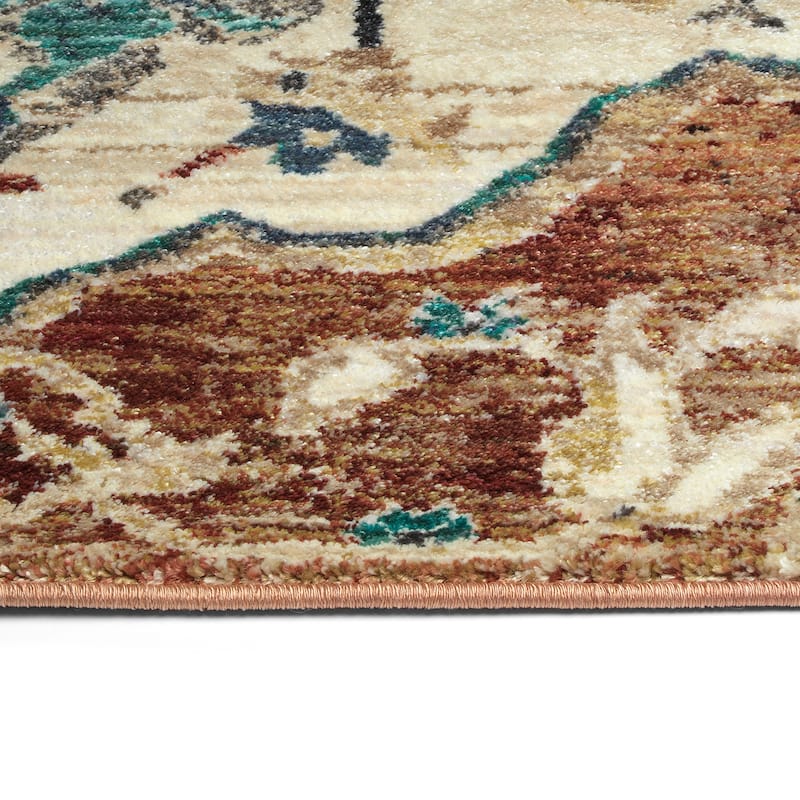 Wynnlow Denium Machine-Made Indoor Flatweave Area Rug