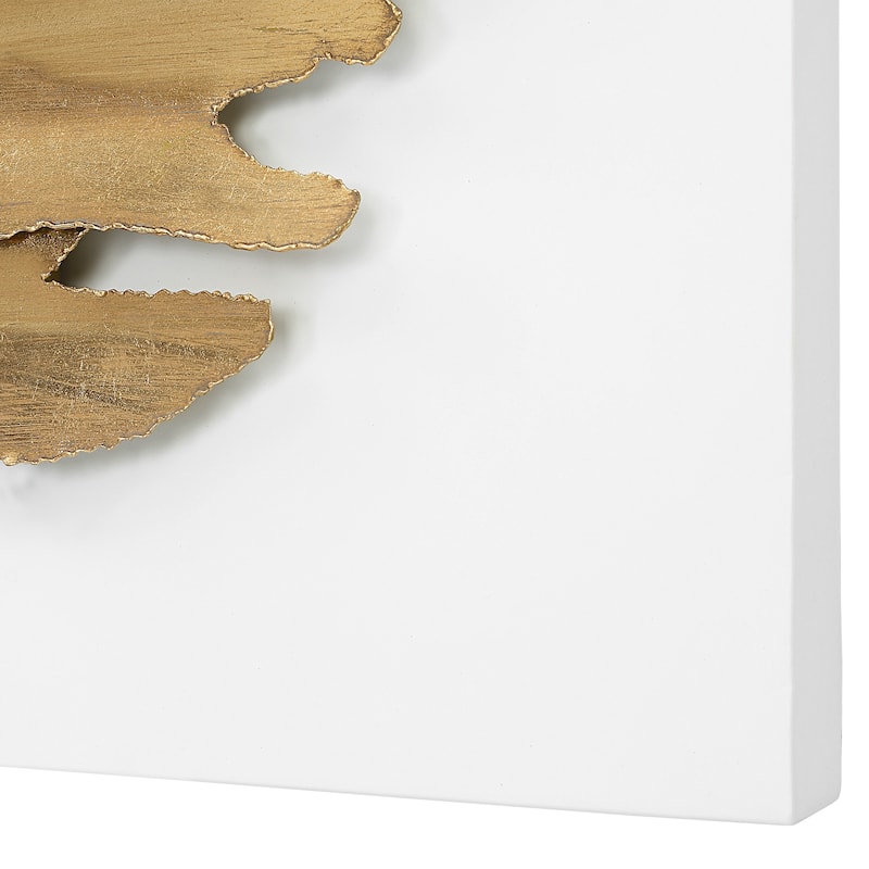 Uttermost Lev White Metal Wall Decor