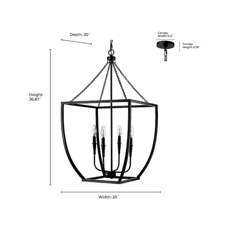 Millennium Lighting Kelsey 4 Light Pendant Fixture - 31.75 Inch