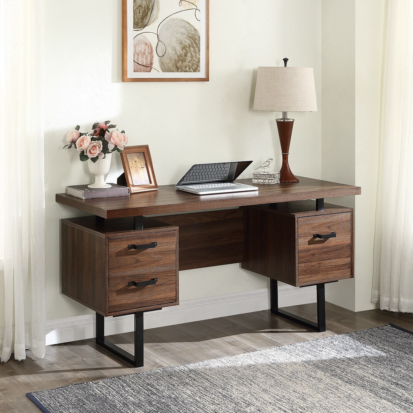 Easy assemble shop office desk