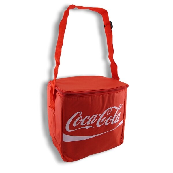 Red Coca Cola 12 Pack Insulated Cooler Tote Bag On Red Coca Cola 12 Pack Insulated Cooler Tote Bag