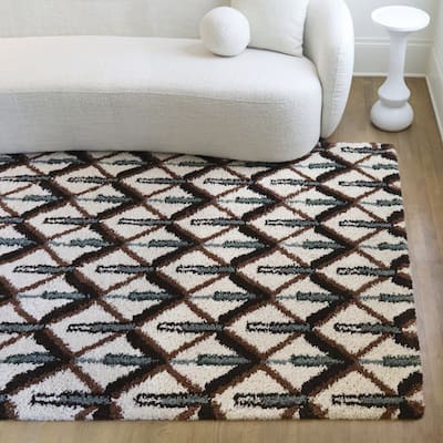 Behring Transitional Trellis Area Rug
