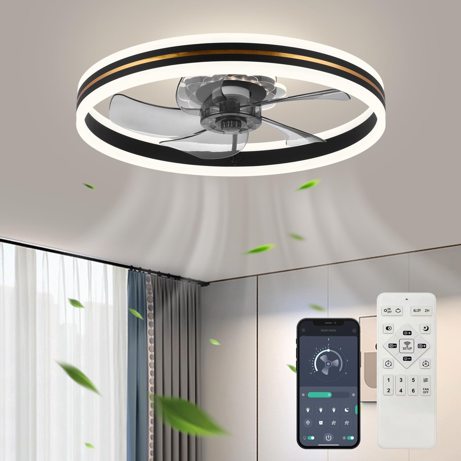 Ceiling Fan with Light, 2024 Upgraded 20