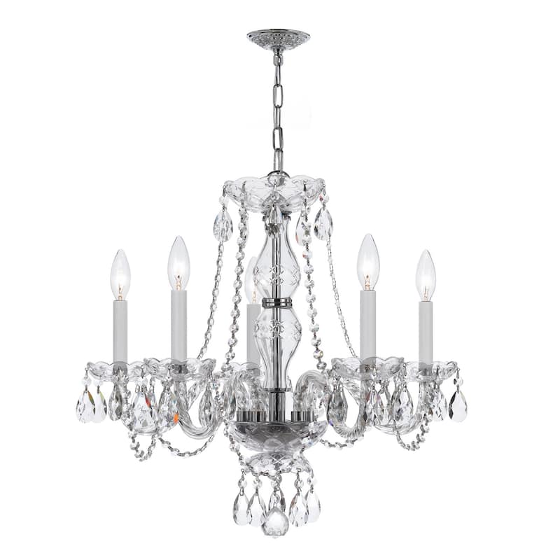 Crystorama Lighting Group Traditional Crystal 5 Light 20" Wide