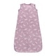 preview thumbnail 2 of 0, 100% Organic Cotton 0.5tog Sleep Sack - Feather Mauve