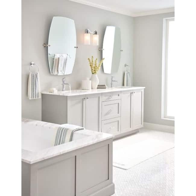Moen Gibson 1.2 GPM Single Hole Bathroom Sink Faucet with Pop-Up Drain