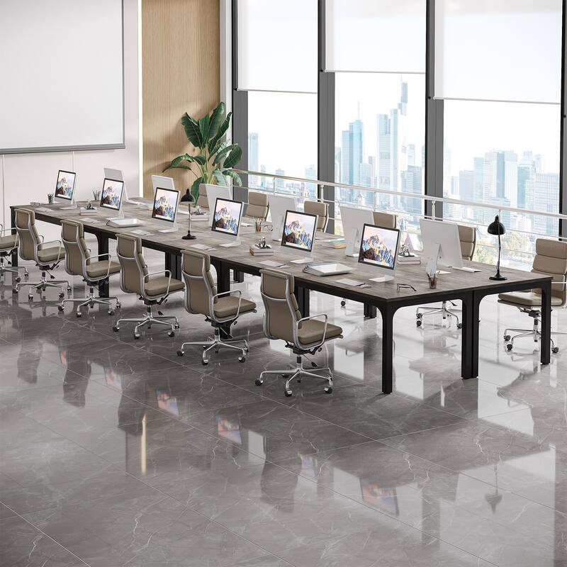 Large Conference Meeting Seminar Business Table for 6-8 Person (Set of 2) - 2PCS