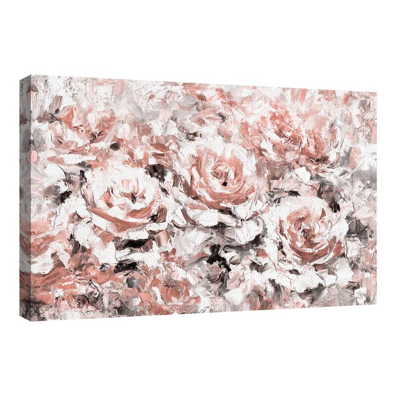 Le Jardin Blush by Belle Maison Canvas Art Print