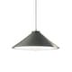 preview thumbnail 17 of 64, Justice Design Group Flare 1-Light Pendant White Cord/Pewter Green/Brushed Nickel