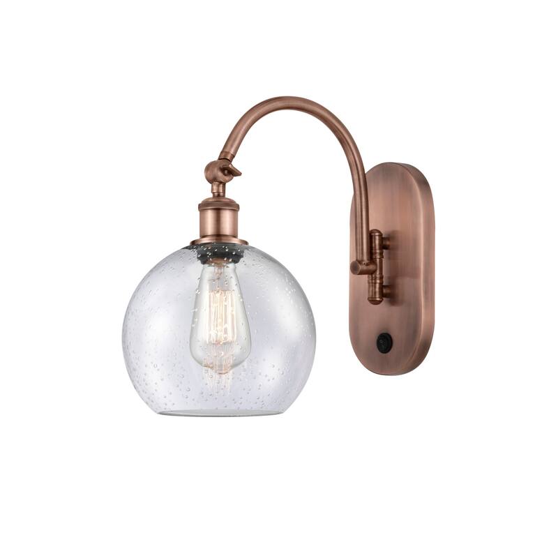 Innovations Lighting 518-1W-14-8 Athens Sconce Athens 14" Tall Wall