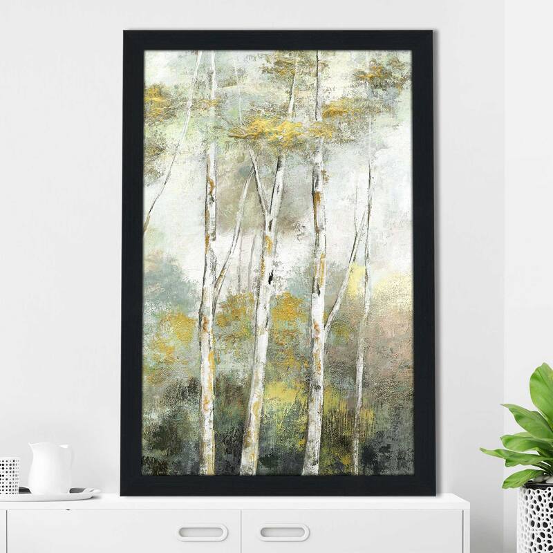 "Twinkling Trees" by Nan Print on Acrylic