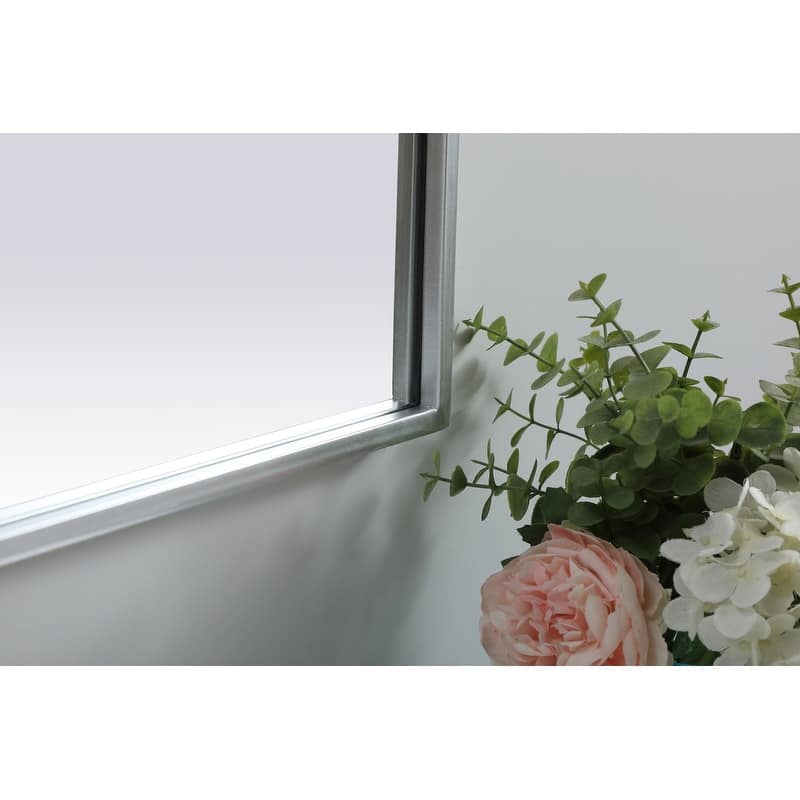 Indigo Home Metal Frame Arch Mirror 24x36 Inch