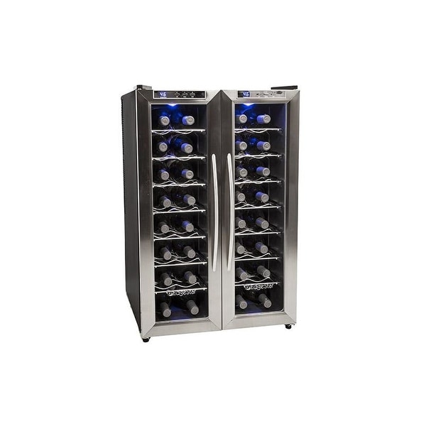 EdgeStar TWR325E 21 Inch Wide 32 Bottle Wine Cooler with Dual Cooling Zones