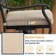 preview thumbnail 4 of 14, Clihome Outdoor Cast Aluminum Vintage Carved Barstools Chairs with Cushions (Set of 2)