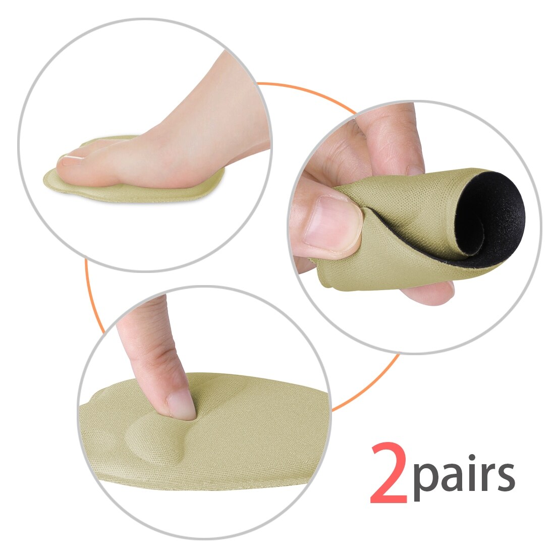 sponge heel pads