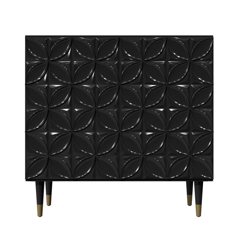2 Door White Locker Accent Cabinet