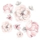preview thumbnail 9 of 8, Lambs & Ivy Signature Botanical Baby Watercolor Floral 4-Piece Crib Bedding Set