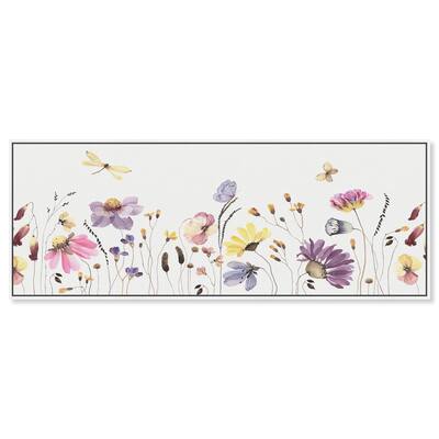 Floral Over Door Art Panoramic Canvas by Art Remedy