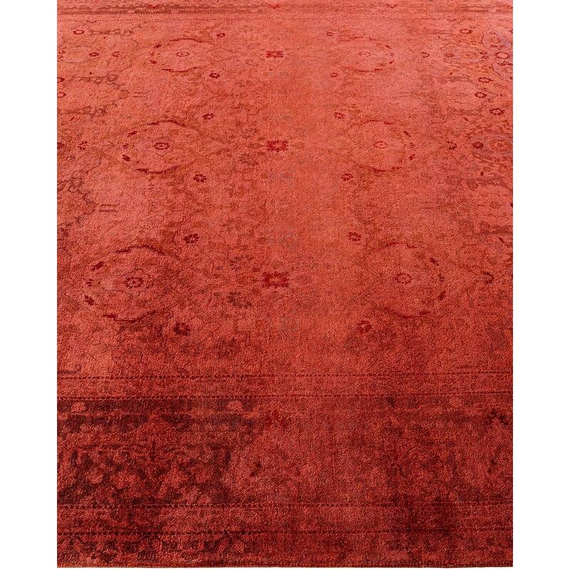 Fine Vibrance, One-of-a-Kind Hand-Knotted Area Rug - Pink, 6' 3" x 9' 3" - 6' 3" x 9' 3"