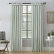preview thumbnail 23 of 69, Archaeo Washed Cotton Twist Tab Curtain, Single Panel 52" x 63" - Seafoam
