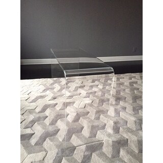 Shop Safavieh Atka Clear Acrylic Console Table - 37.5" x ... (320 x 320 Pixel)